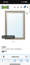 miroir ikea argenté très bon état 
