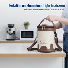 Petit sac déjeuner rond, sac