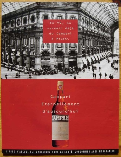 Publicité papier liqueur - publicité,
