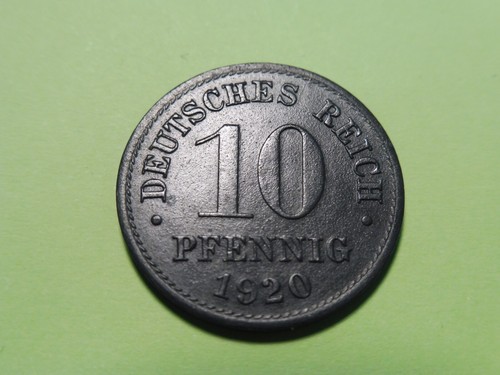 Monnaie 10 pfennig 1920 - ",