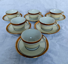 6 petites tasses à moka en