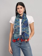 Foulard Long En Coton Doux