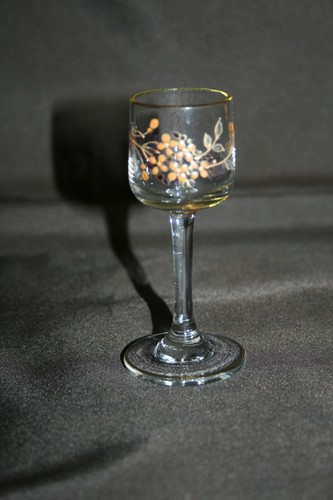 Verre émaillé pied à - verre,