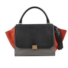 Celine Sac torse trapèze en