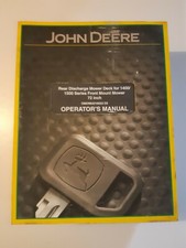 manuel d utilisation de plateau de coupe 72i de tondeuse john deere 1400 / 1500