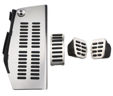 Kit Pédalier Alu Aluminium Repose Pied Audi A3 + S3 8L Style RS3 Boîte Manuelle