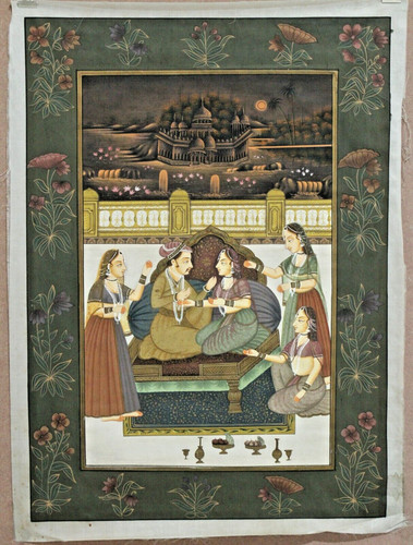 Moghol peinture miniature - moghol,