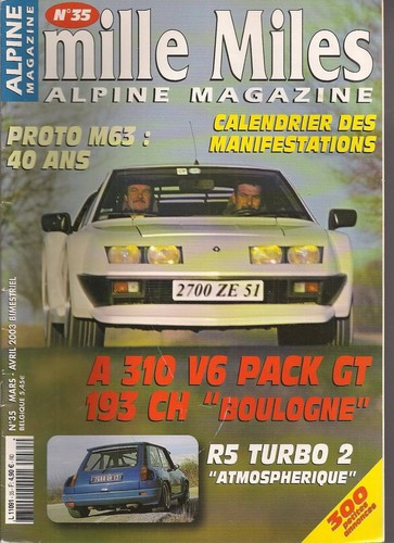 Mille miles alpine a310 v6 - 35,