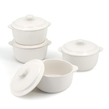 4-Pack Ceramic Mini Cocotte