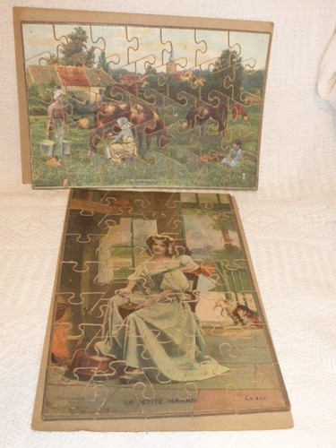 Anciens puzzles en bois - anciens,