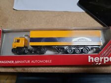 LE2768 HERPA WAGENER 859055 Ho 1:87 Camion Man semi remorque Lufthansa 