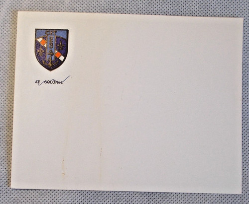 Carte vierge insigne - , en