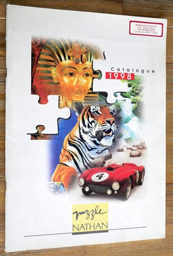 Jeux nathan catalogue 1998 - nathan,