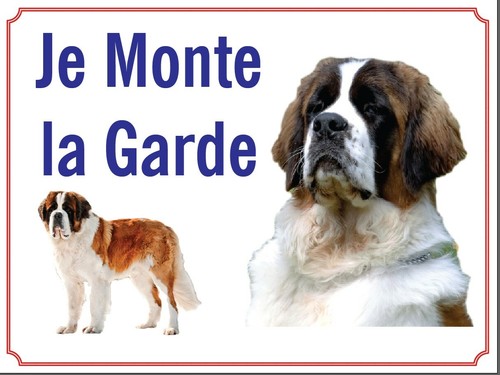 Attention chien je monte - attention,