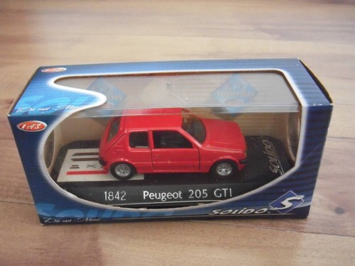 Solido peugeot 205 gti voiture - peugeot,
