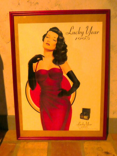 Affiche pin lucky strike - affiche,
