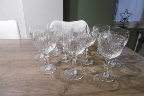 Ancien verre vin rouge - , en