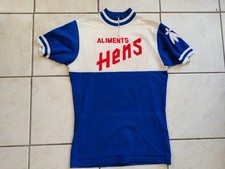 MAILLOT CYCLISTE VELO NORET FRANCE ALIMENTS HENS ACRYLIQUE TAILLE L/4 BE