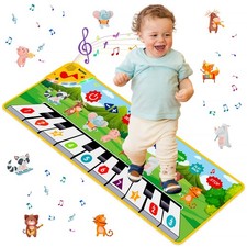 Tapis de Piano Musical pour Enfants, Tapis de Danse Cadeaux Jouets pour 1 2 3...