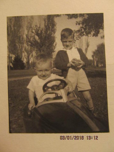 Vtg christmas card photo - vtg., w/photo