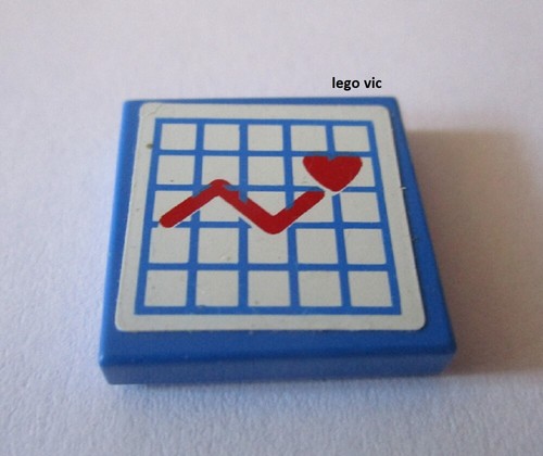 Lego 3068bpb0117 tile blue - 3068bpb0117,
