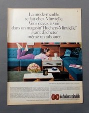 PUB PUBLICITE ANCIENNE ADVERT CLIPPING 270917 MEUBLE MINVIELLE HUCHERS MINVIELLE