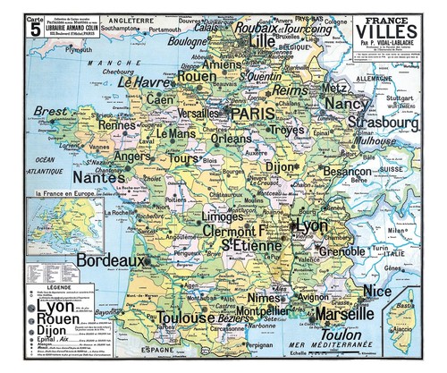 Carte ecole vidal lablache - vidal,