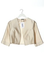 NUNA LIE Boléro Dames Veste T EU 36 beige clair style décontracté