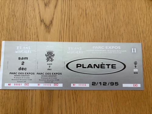 Billet ticket place - ticket, de