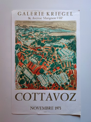 André cottavoz affiche - cottavoz,