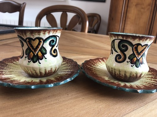 Deux tasses café - tasses, et