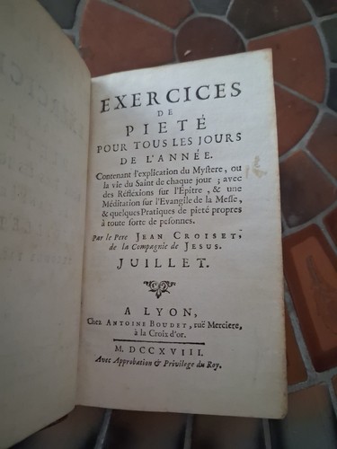 Année chretienne juillet - année, chretienne.