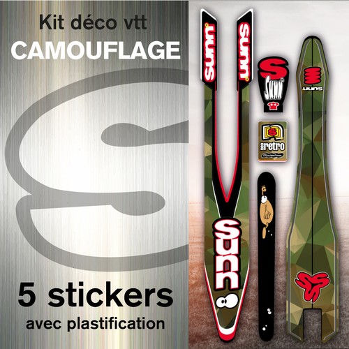 Kit déco sunn vtt vintage - kit,