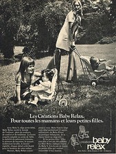 PUBLICITE  1971   BABY RELAX