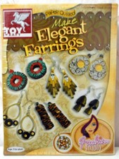 Kit de fabrication de bijoux - papier plume de courtepointe, crochet, peigne, anneaux de saut + moule dôme 3D gratuit