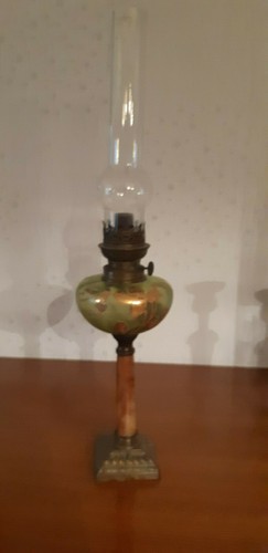 Ancienne lampe pétrole - lampe, à