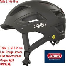 ABUS Hyban Helmets 2.0 Casque de Vélo robuste - UNISEXE avec LED - NEUF