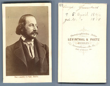 Levinthal & Paetz, Berlin, Ferdinand Gumbert, compositeur CDV vintage albumen ca