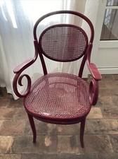 Fauteuil chaise bois rond