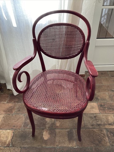 Fauteuil chaise bois rond