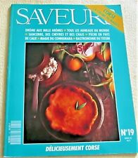 * MAGAZINE SAVEURS N° 19 * CORSE * GASTRONOMIE *