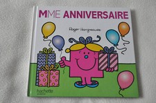 Livre Mme Anniversaire de Roger Hangreaves