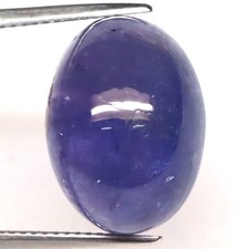 Tanzanite en cabochon ovale de