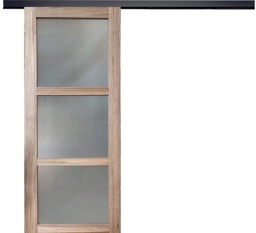 Porte coulissante bois frake - bois,
