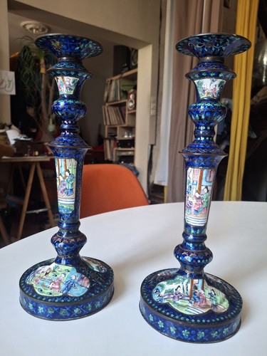 Rare paire bougeoir chine - rare, de