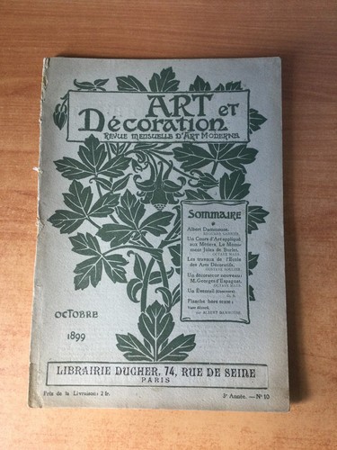 Art decoration 10 1899 - art, n�