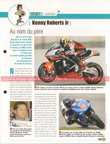 Kenny roberts junior pilote - roberts,