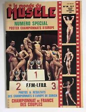 ►LE MONDE DU MUSCLE  n°38-1982 - CABROL - DEVITIS - SP CHAMPIONNAT EUROPE ZURICH