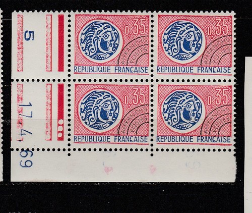 Timbre france bloc coin - ,