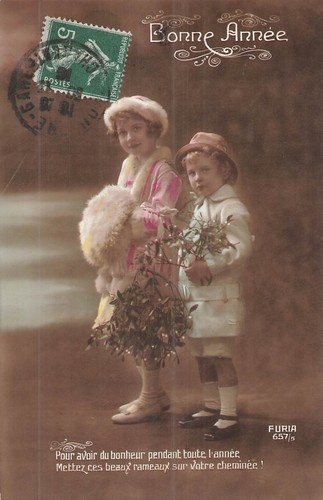 Bonne annee petite fille - petite,